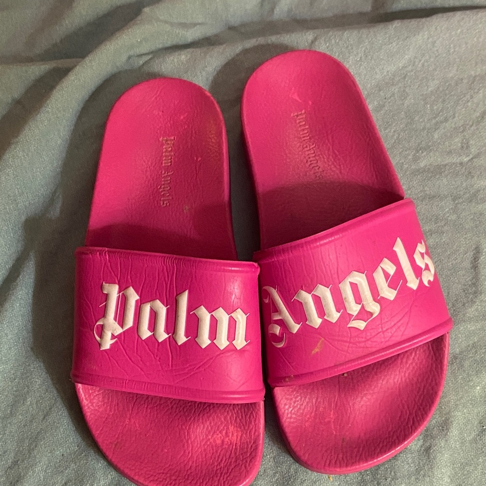 Palm Angels Fuchsia Slides